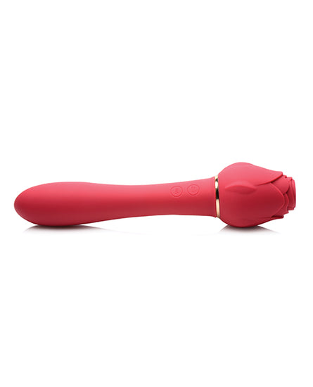 Inmi Bloomgasm Sweet Heart Rose 5X Suction Rose & 10X Vibrator - Red - Empower Pleasure