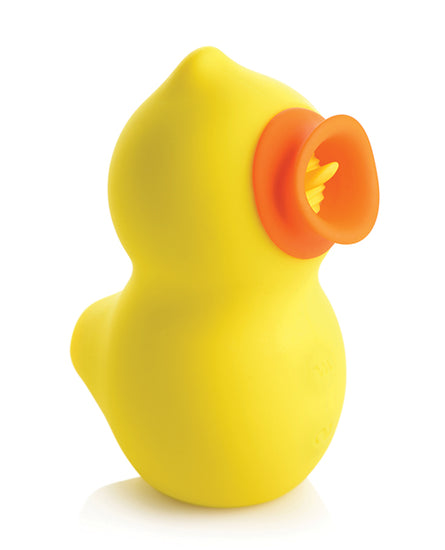 Inmi Shegasm Sucky Ducky Deluxe Clitoral Stimulator - Yellow - Empower Pleasure
