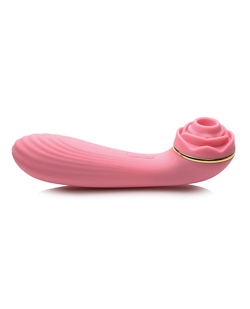 Inmi Bloomgasm Passion Petals 10X Silicone Suction Rose Vibrator - Pink - Empower Pleasure