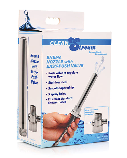 Cleanstream Shower Head W-silicone Enema Nozzle