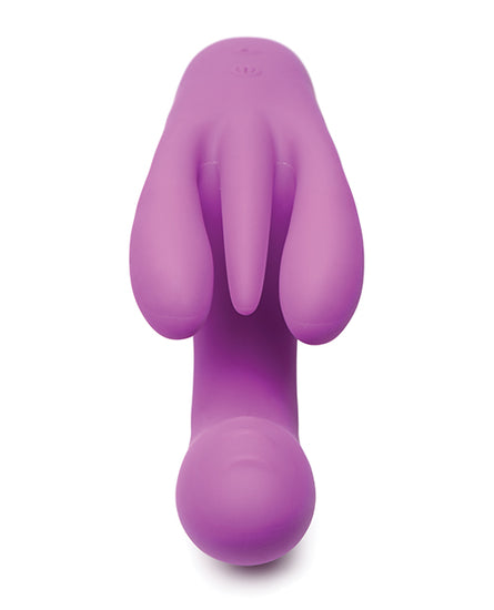 Bang! Triple Rabbit Vibrator - Purple - Empower Pleasure