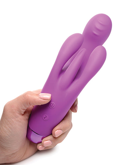 Bang! Triple Rabbit Vibrator - Purple - Empower Pleasure