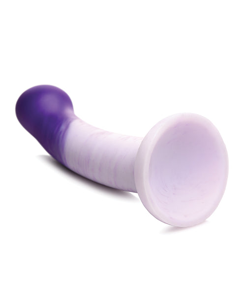 Strap U G Swirl G Spot Silicone Dildo - Purple - Empower Pleasure