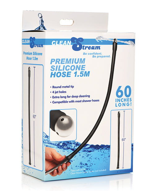 Clean Stream 60" Long 1.5" Premium Silicone Hose - Empower Pleasure