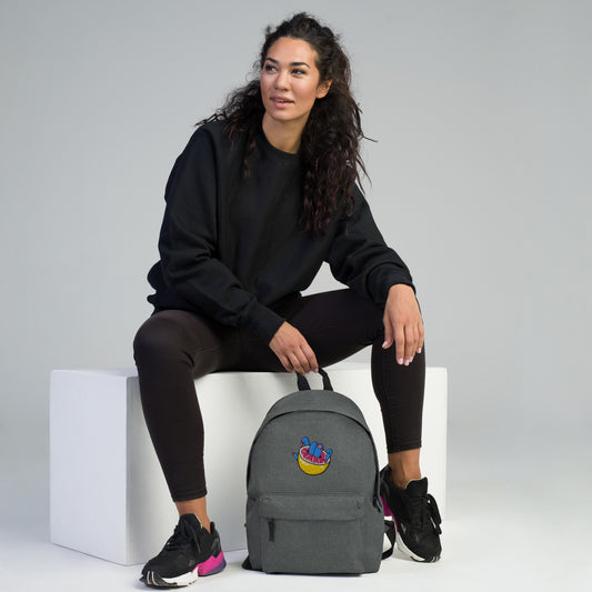 Squirt Embroidered Backpack
