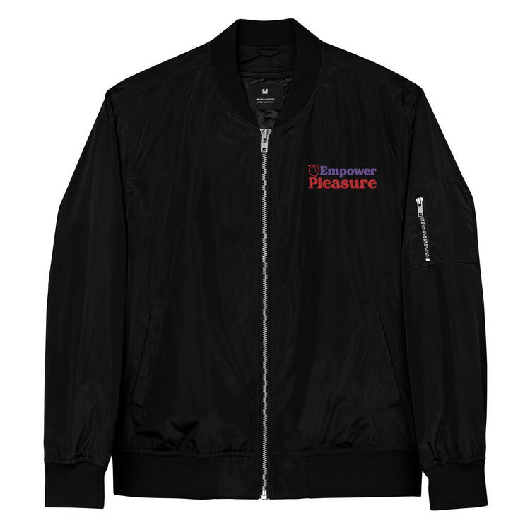 Empower Pleasure Premium Recycled Bomber Jacket - Empower Pleasure