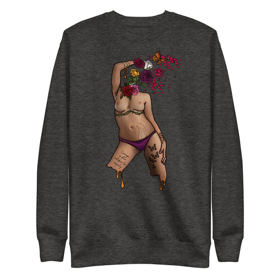 Metamorphosis Unisex Premium Sweatshirt - Empower Pleasure