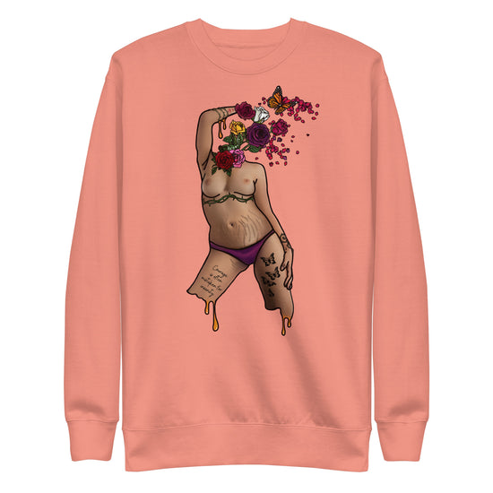 Metamorphosis Unisex Premium Sweatshirt - Empower Pleasure