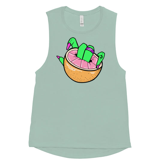 Squirt Ladies’ Muscle Tank - Empower Pleasure